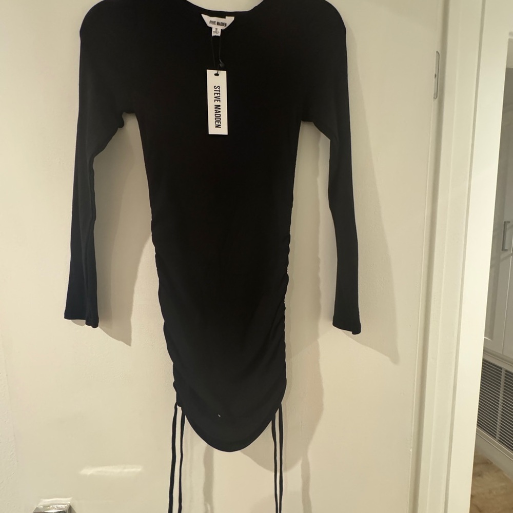 NWT Steve Madden Black Mini Dress Small - Picture 3 of 3